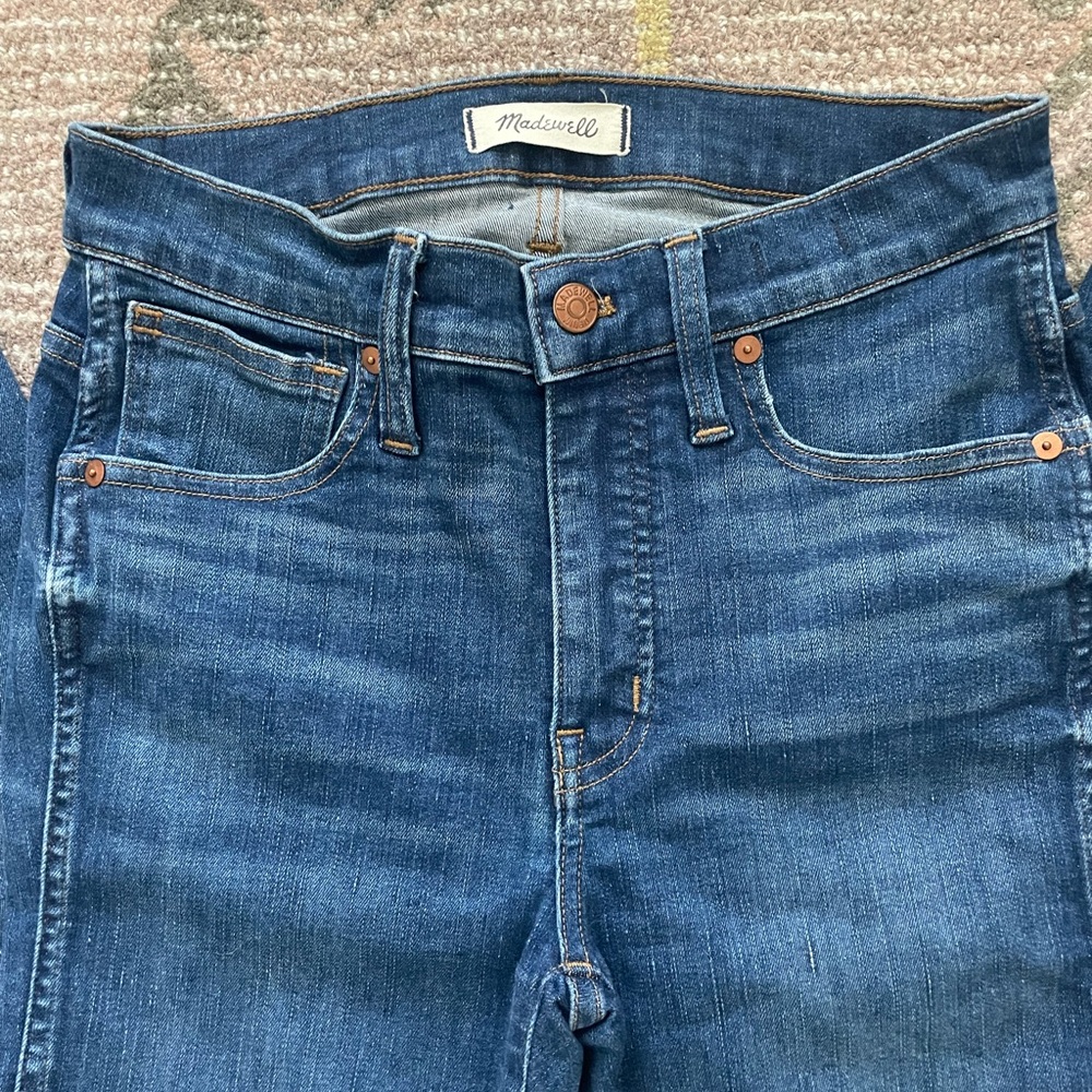 Madewell High-Rise Skinny Jeans 27 Dark Wash - Picture 2 of 6